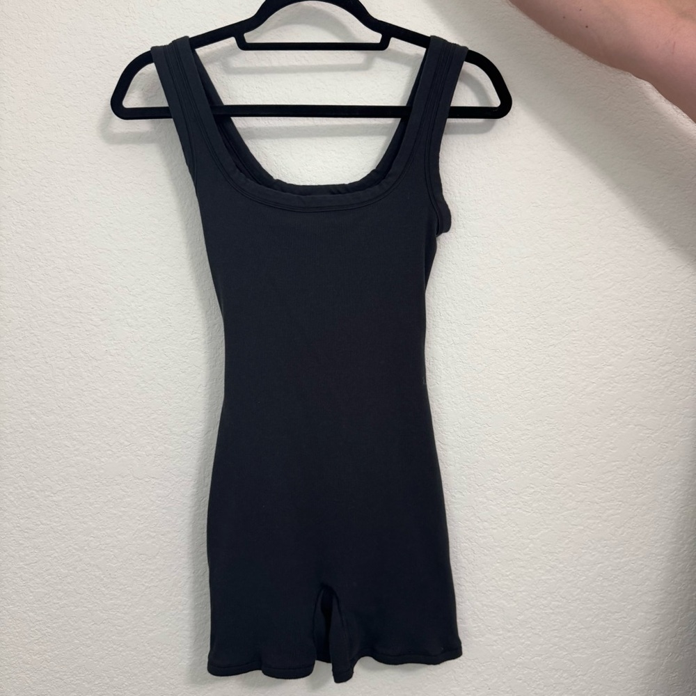 SKIMS Black Sleeveless Jumpsuit
